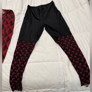 *SOLD* Marine Serre Black and Red Crescent Moon Leggings.
100% Authentic worn 1x